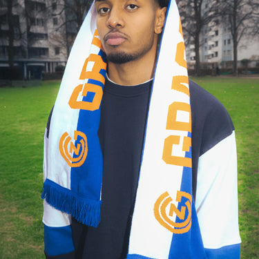 GCZ Grasshoppers Schal (blau/ weiss/ orange)